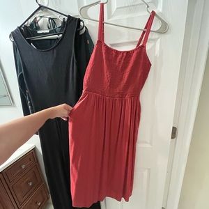 Old navy midi dress with pockets size small worn once